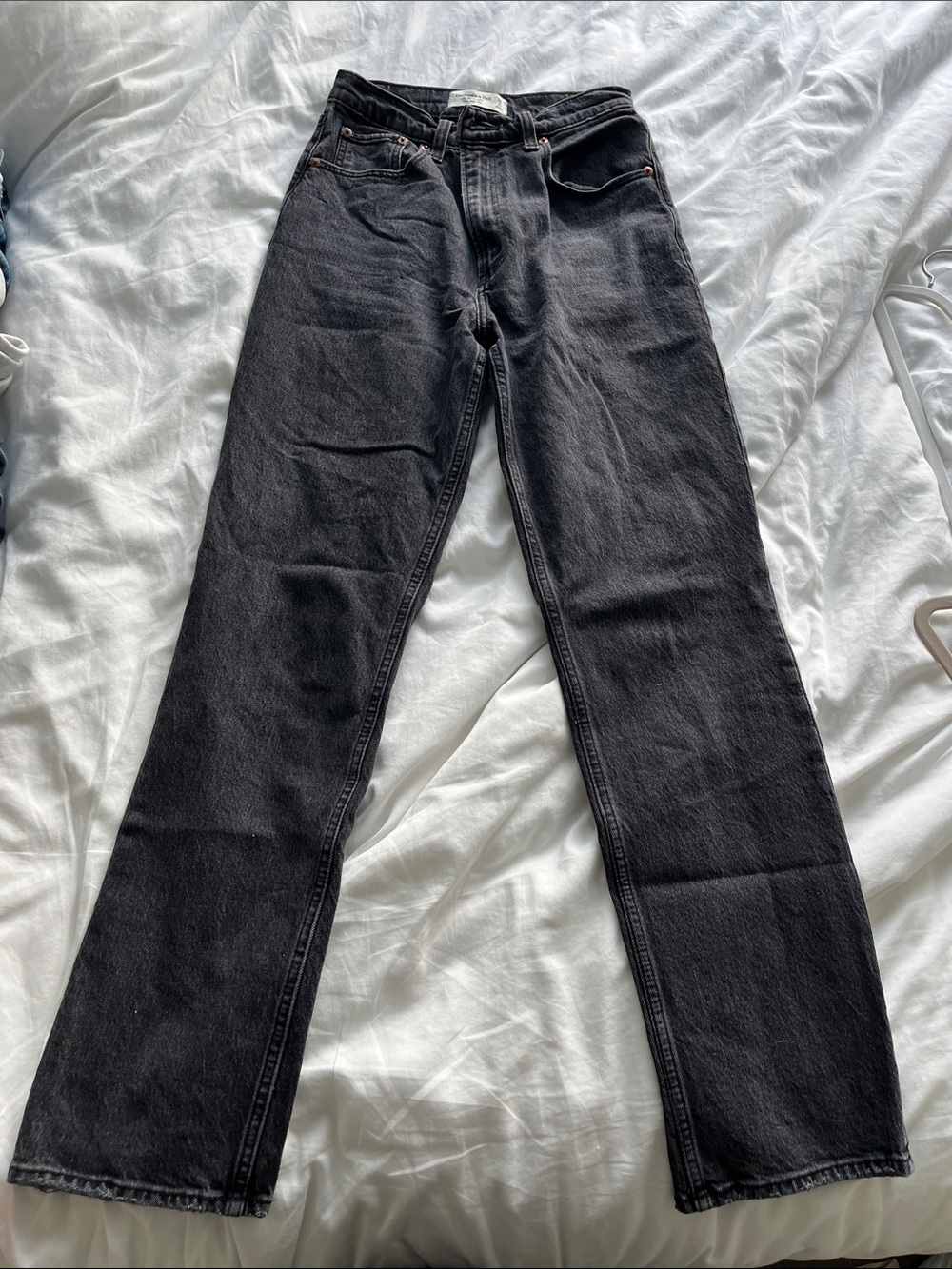 Abercrombie & Fitch Black Straight Jeans